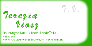 terezia viosz business card